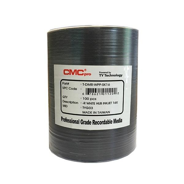 【3個セット】CMCpro T-DMR-WPP-SK16 データ用DVD-R ワイド白プリンタブル 100枚ロールラップ x3個