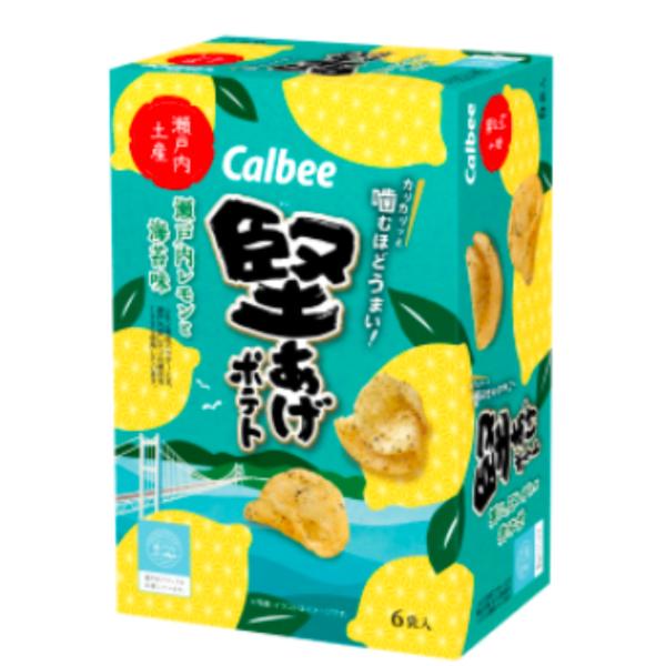 堅あげポテト 【地域限定】カルビー 瀬戸内レモンと海苔味 90g