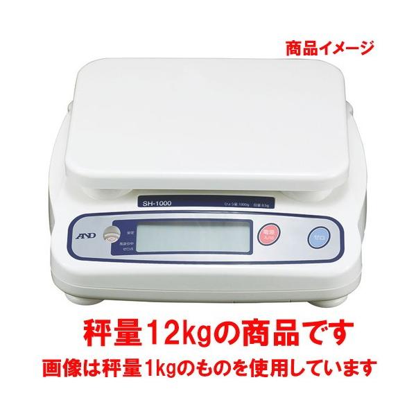 v ~[pi / A&amp;D fW^͂(x) SH-12K 12kg @: 265 x 250 x H103mm