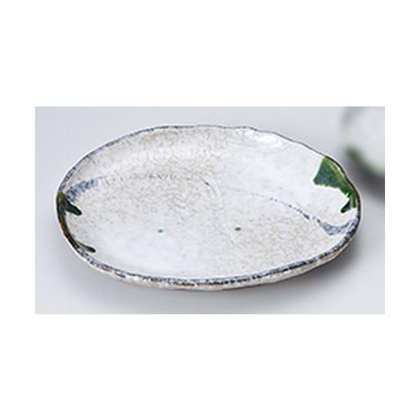 大聖寺伊万里 染錦 青海波に毘沙門亀甲紋 花の図 豆皿 E187AS-