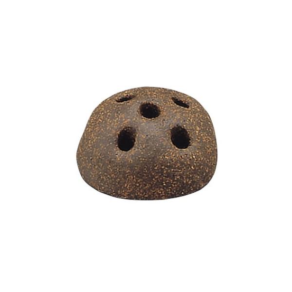 陶と蔓 大花器 置物 ディスプレイ 33cm×27cm 高さ24.5cm 剣山 花器 黒土 陶剣山 [直径4.5cm] | おしゃれ かわいい ギフト : せともの