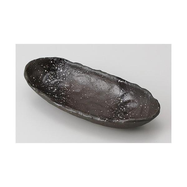 ☆ 向付 黒御影 長鉢 [ 22.5 x 10 4cm 330g ] 【 料亭 旅館 和食器