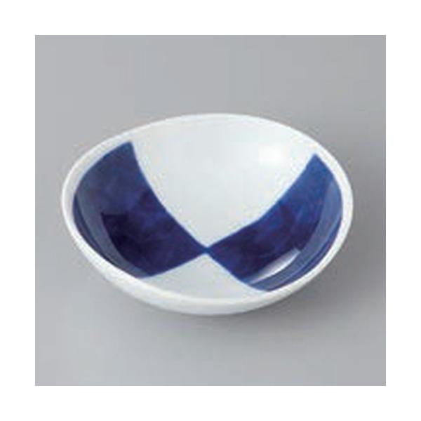 ☆ 高台小付 ☆有田焼市松楕円小付 [ 8 x 7.5 2cm 50cc ] 【 料亭 旅館