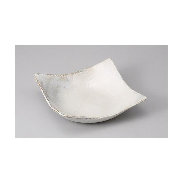 変形盛鉢 粉引正角鉢(大) [20 x 19.8 6.8cm] 土物 | 盛鉢 和食器 洋食