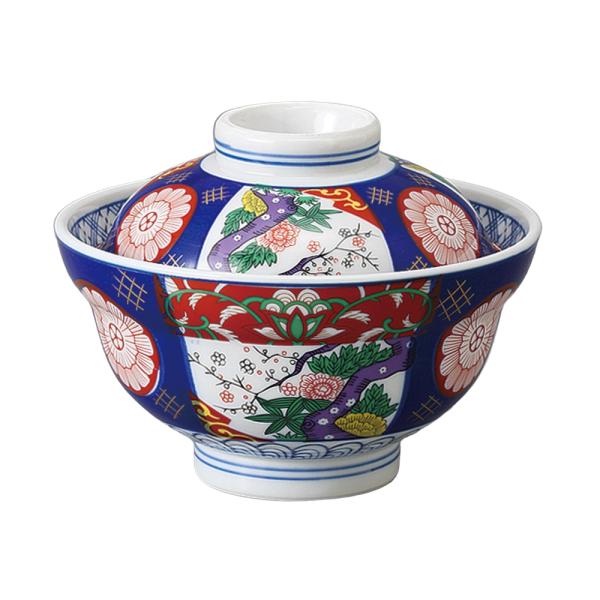 蓋付大茶 錦牡丹蓋丼 [15.8 x 11.5cm] 料亭 旅館 和食器 飲食店 業務用