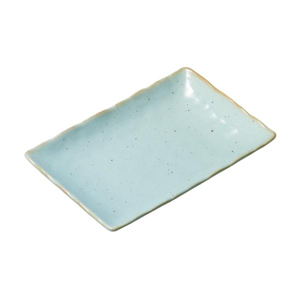 ターコイズブルー60長角皿 寸法:18×12.3×2.5cm | 和食器 : せともの