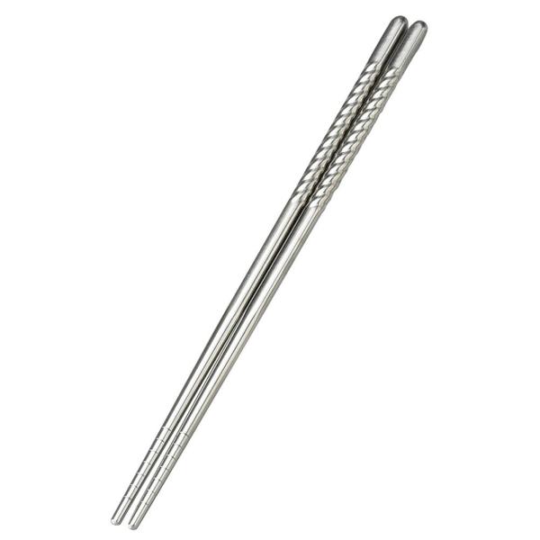 和食器 箸 / ステンレス丸ねじり箸22.5cm