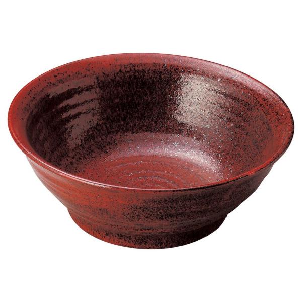 WRpot 大鉢　陶器鉢　レアモノ ☆ 大鉢 釉朱特大鉢 [ φ32.5 x 12.5cm ]| 盛鉢 和食器 洋食器 おしゃれ
