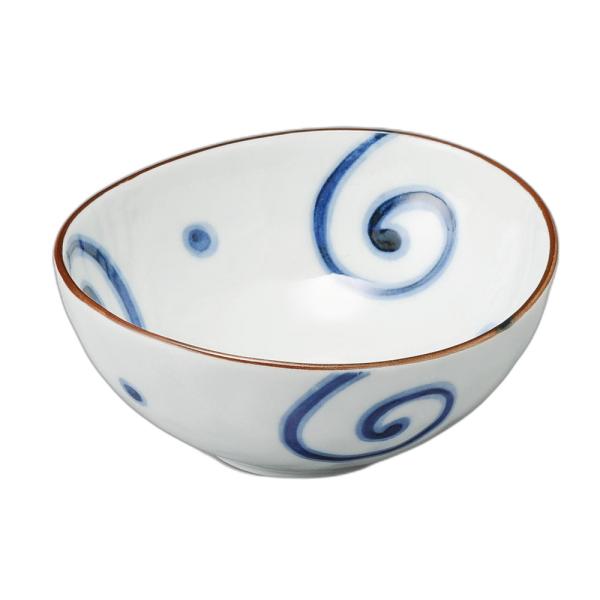 うず楕円3.5鉢 [ 11×10.5×5.3cm ] | 小鉢 食器 かわいい