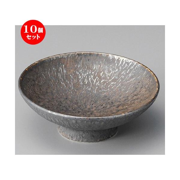 10個セット ☆ 向付 金結晶高台向付 [ 160 x 58mm ] 【料亭 旅館 和