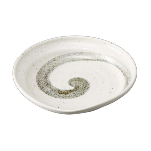 墨渦捻り7.0皿 [ 23.5×22.8×4.5cm ] | 中皿 食器 かわいい おしゃれ