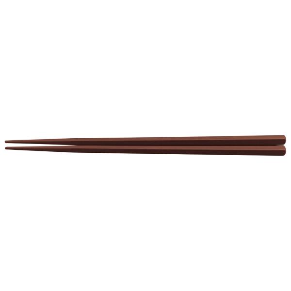 筋目五角箸21cm エンジOM [ 21×0.8×0.8cm 19g ]中国製 PBT樹脂 | お箸 | 食器 かわいい おしゃれ プレゼント ギフト 自宅用