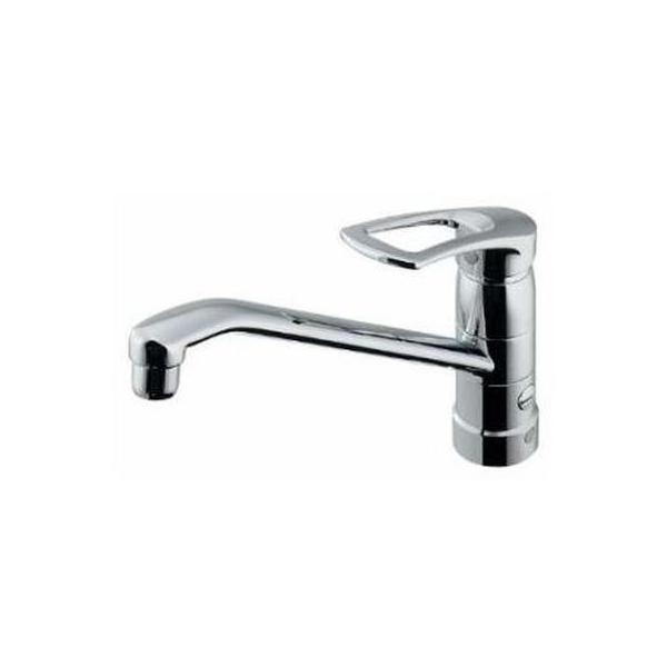 こうぴ カクダイ [117-064]KAKUDAI シングルレバー混合栓 分水孔つき カクダイ