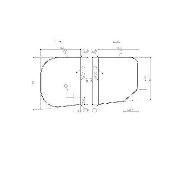 TOTO [AFKKS80042RSAA21W]TOTO 浴室部材 : 設備プラザ - 通販 - Yahoo