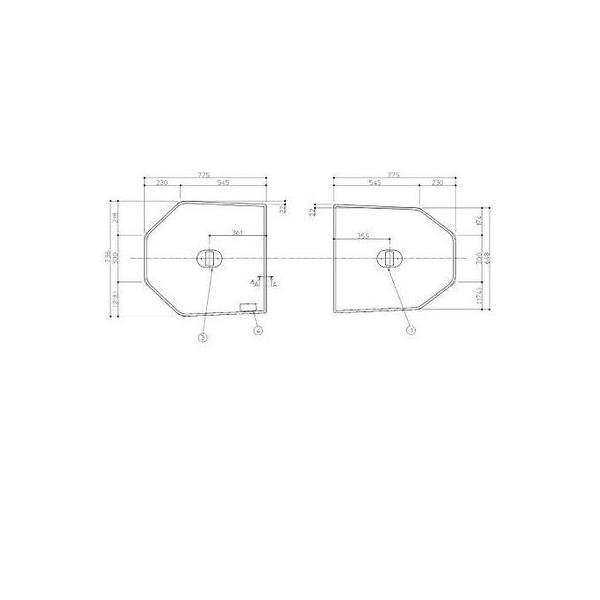 [AFEKK81046WWG3]TOTO　2マイワリフタ　2枚割蓋　〈EKK81046WWG3の後継品〉