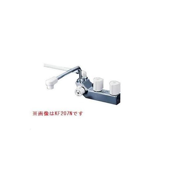 KVK KF207RN デッキ形一時止水付2ハンドルシャワー 未使用品 KVK [KF207RN]KVK 水栓金具 デッキ型一時止水付2ハンドル