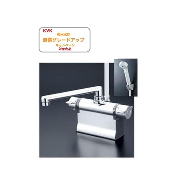 あすつく 即納! [KF3011TR2]KVK 水栓金具 デッキ形サーモスタット式シャワー ケーブイケー マルチリフォーム 撥水加工