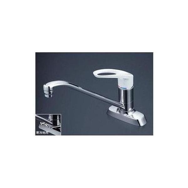 KVK シングルレバー式混合栓 KM5081(Z)T(F) EC KVK [KM5081Z]KVK 水栓金具 シングルレバー混合栓 台所 寒冷地用