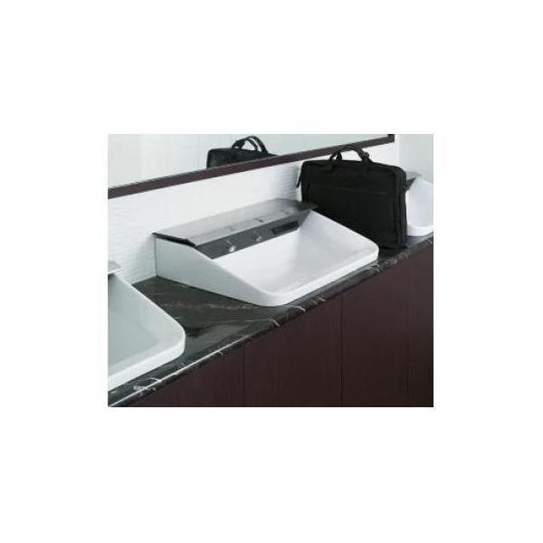 [L-C11W3+LF-21SA]INAX/LIXIL 多機能洗面器 ジェットボウル　カウンタータイプ　電気温水器付　W3タイプ　床排水金具　Sトラップ　