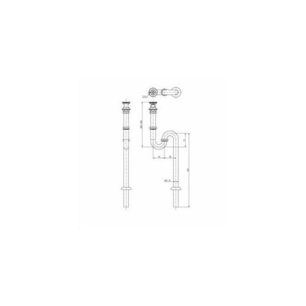 Amazon.co.jp: TOTO 排水金具 32mm用・Sトラップ・ゴム栓式 T6S1