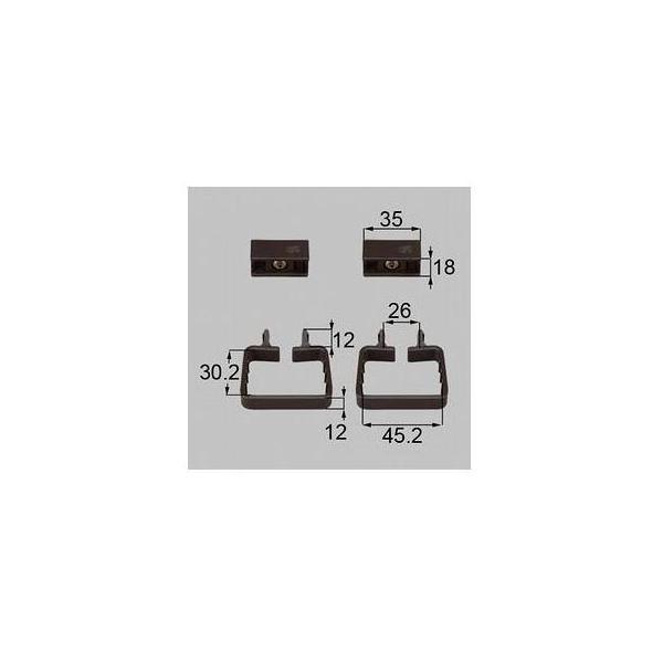 [WTAB003]LIXIL/トステム 角サドル ベランダ・バルコニー部品　ブロンズ