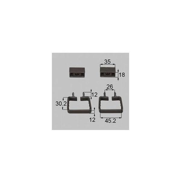 [WTAG003]LIXIL/トステム 角サドル ベランダ・バルコニー部品　オータムブラウン