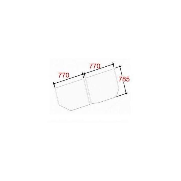 LIXIL リクシル 風呂フタ （組フタ）　 YFK-1576B(10)L-D2 LIXIL・INAX 風呂ふた 組フタ 浴室部品 [YFK-1576B(10)L-D2