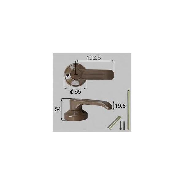 LIXIL [ZDCB887]LIXIL/トステム レバーハンドルセット 浴室ドア部品