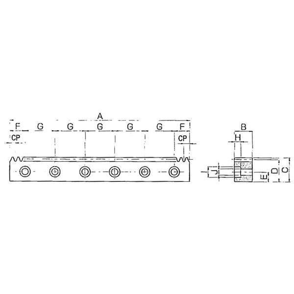 �������� KHK ���b�N SRCPFD10-2000 CP���b�N �X�`�[���^�C�v SRCPFD�^ ��t�����H