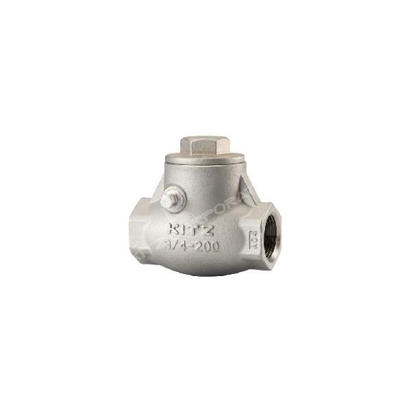 KITZ スイングチャッキバルブ UO-20A ステンレス鋼 SCS13A UO型 10K ねじ込み形 3/4B スイング逆止め弁 キッツ