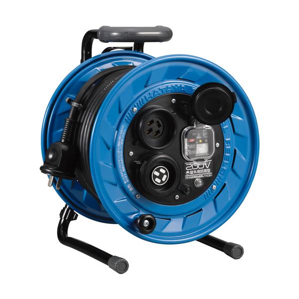 ハタヤ 三相200V型屋外用コードリール BFS-302M 30m アース