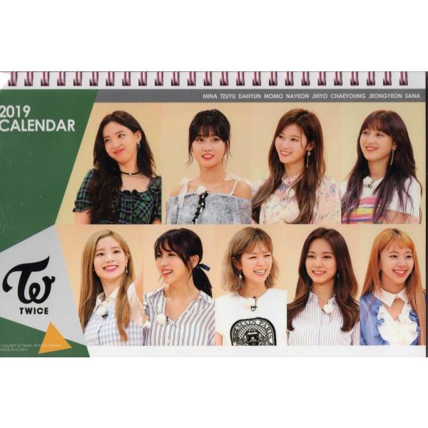 Twice トゥワイス グッズ 19年 卓上カレンダー Buyee Buyee Japanese Proxy Service Buy From Japan Bot Online
