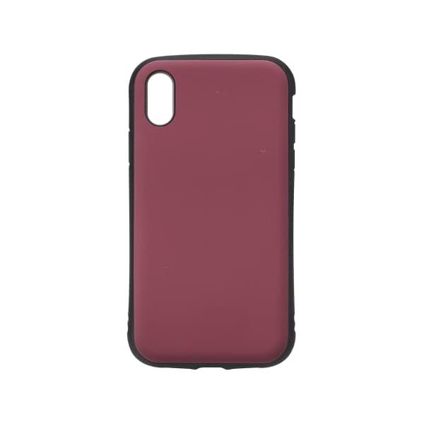 PGA iPhone XS Max用 ハイブリッドタフケース マットレッド  PG-18ZPT03RD