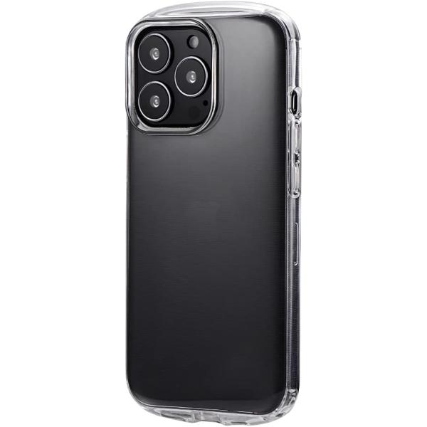 【アウトレット】MSソリューションズ iPhone 13 Pro用 耐衝撃ラウンドソフトケース CLEAR Round クリア LP-IP21CRDCL