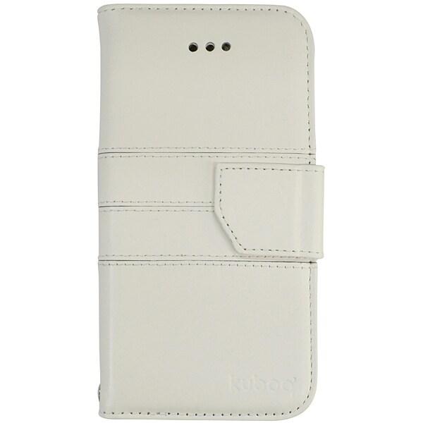 オウルテック iPhone 6/6s専用 本革手帳型ケース ホワイト OWL-CVIP46WH