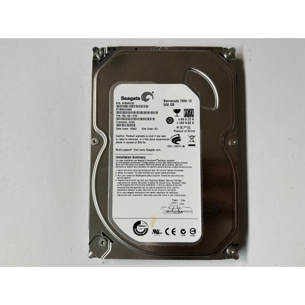 Seagate 3.5インチ HDD SATA 500GB ST3500418AS