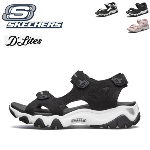 スケッチャーズ サンダル レディース Skechers D Lites カジュアル ローヒール マジックテープ 厚底 パンダサンダル アウトドアシューズ 女性 Buyee Buyee Japanese Proxy Service Buy From Japan Bot Online