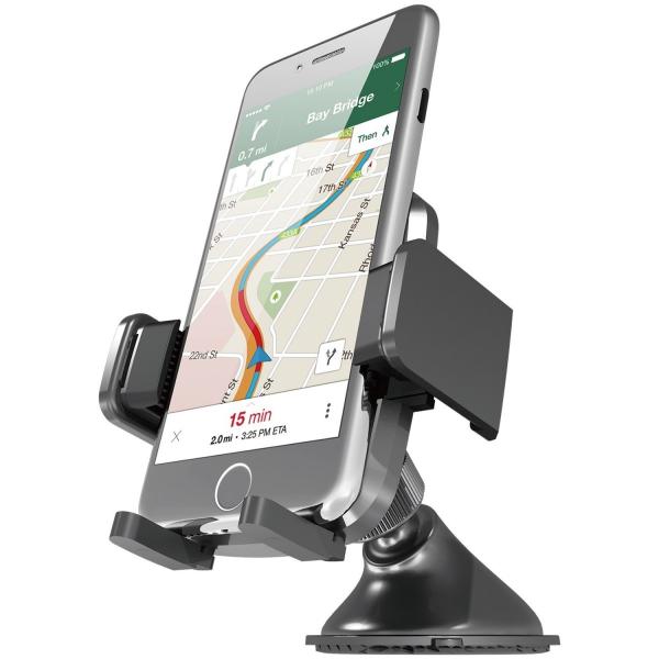 車載ホルダースマホスタンド吸盤式繰り返し使えるゲル吸盤360度回転で自由自在フラップケース対応幅4 5cm 9cmに対応ブラックエレコム Buyee Buyee Japanese Proxy Service Buy From Japan Bot Online