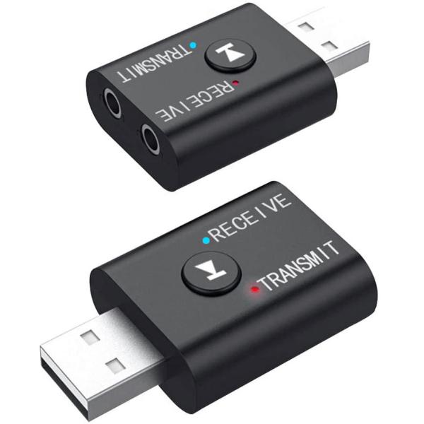 ・ワイヤレスオーディオトランスミッター（送信）とレシーバー（受信）を１つのモージュールで兼用できます。 ・本体のボタンは、再生・一時停止に使用します。・モノラル音源※接続方法オーディオケーブルを本体に挿入することで、トランスミッター、レシー...