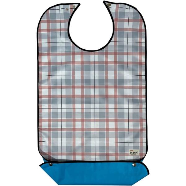 他サイト： 介護福祉士監修介護用エプロン 食事用エプロン 介護用品 防水エプロン ナノ撥水加工 高耐久性(グレー)の商品画像