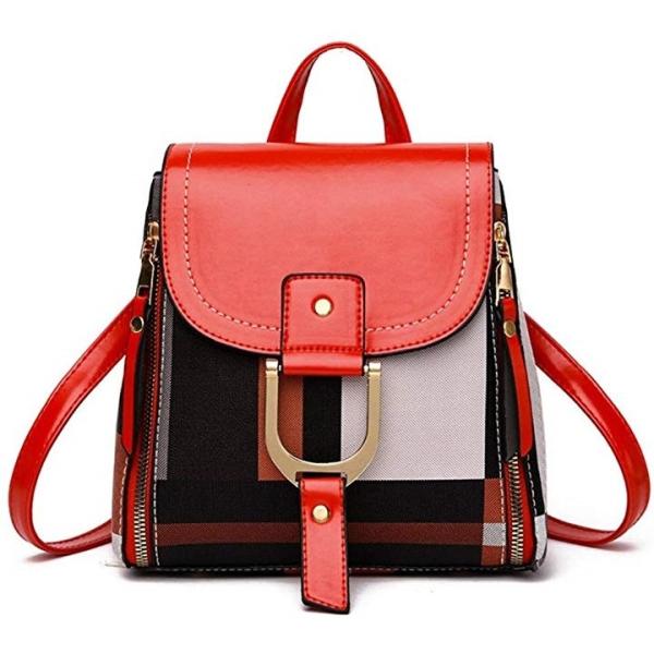 レディース 3wayリュック 斜めがけ ショルダーバッグ ミニリュック 4カラー 手提げ 女の子 レッド 盗難防止 ブランド激安セール会場