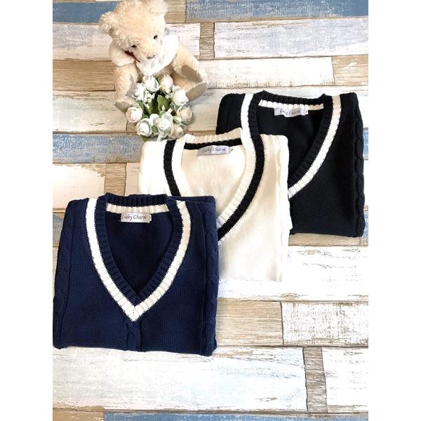 テレビで話題 ラッキーチャーム メンズ ベスト 白 Vネックニットベスト オシャレ オフィス S カッコイイ 防寒 ホワイト スクール ファッション
