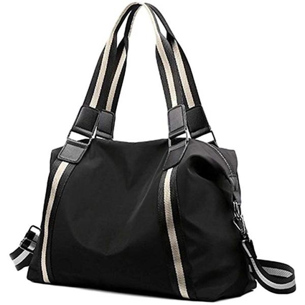 ショルダーバッグ レディース 斜めがけ ボストン ミニ 旅行 人気 ナイロン 大きめ 大容量 黒 ブラック 定番から日本未入荷 軽量 可愛い バック