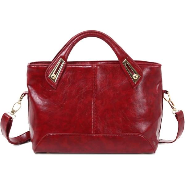 目玉商品 シーエムワイセレクト ショルダーバッグ 2way レディース 合皮ショルダーバッグ Puレザーショルダーバッグ 半額 ワインレッド 赤