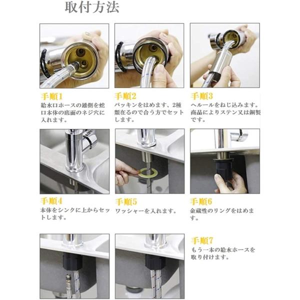 キッチン用水栓 シングルレバー 混合水栓 泡沫水流 73 新作入荷 ワンホール