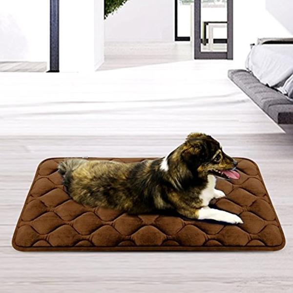 ペットマット 犬 ペットベッド 希望者のみラッピング無料 クッション ケージ用敷物 防寒 Xl 滑り止め 洗える Jplxcw W004 C Xl 柔らかい ブラウン