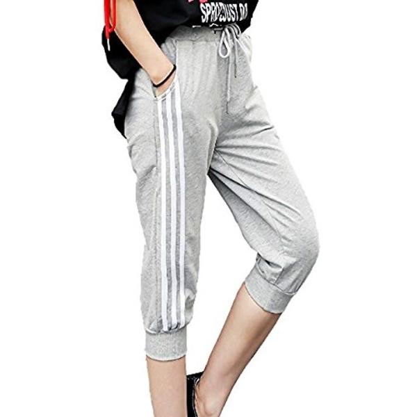 7分丈 ボーダー ライン ショート パンツ シンプル スエット スポーツ レディース 七分丈 ハーフ スウェット ジャージ 下 グレー M Buyee Buyee Jasa Perwakilan Pembelian Barang Online Di Jepang