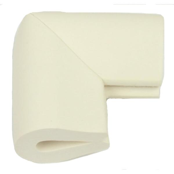 他サイト： コーナークッション 角 8個 セット 両面テープ 付き TA_CG002 U型 アイボリー(アイボリー,  U型（角）)の商品画像