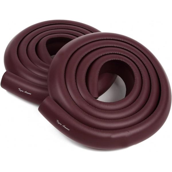 他サイト： コーナークッション セット 柱 テーブル 家具 角 赤ちゃん ご年配 ケガ防止 L型( ブラウン（厚手）,  2メートル (x 2))の商品画像