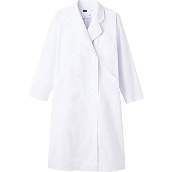 白衣 ドクターコート メンズ ダブル Wh2112 Wh2112 L 白l Pindo Com Py